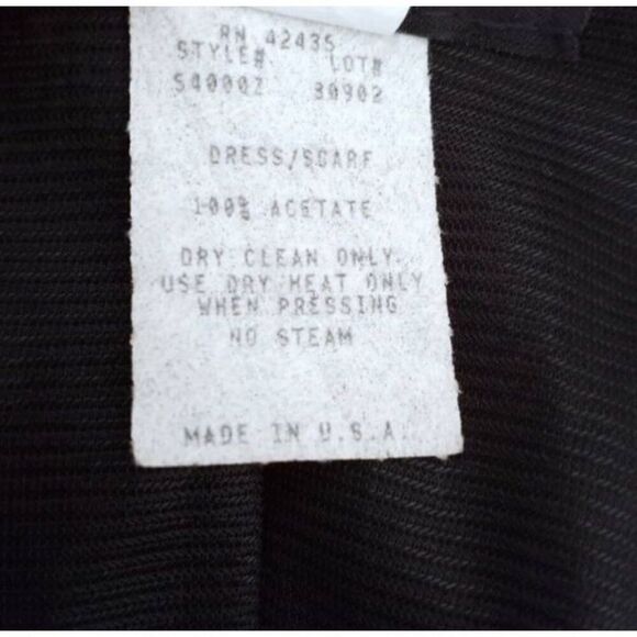 DAWN JOY FASHIONS SHEER BLACK/HINT OF PURPLE LACE DRESS SZ.5-6 EUC. - Picture 7 of 7